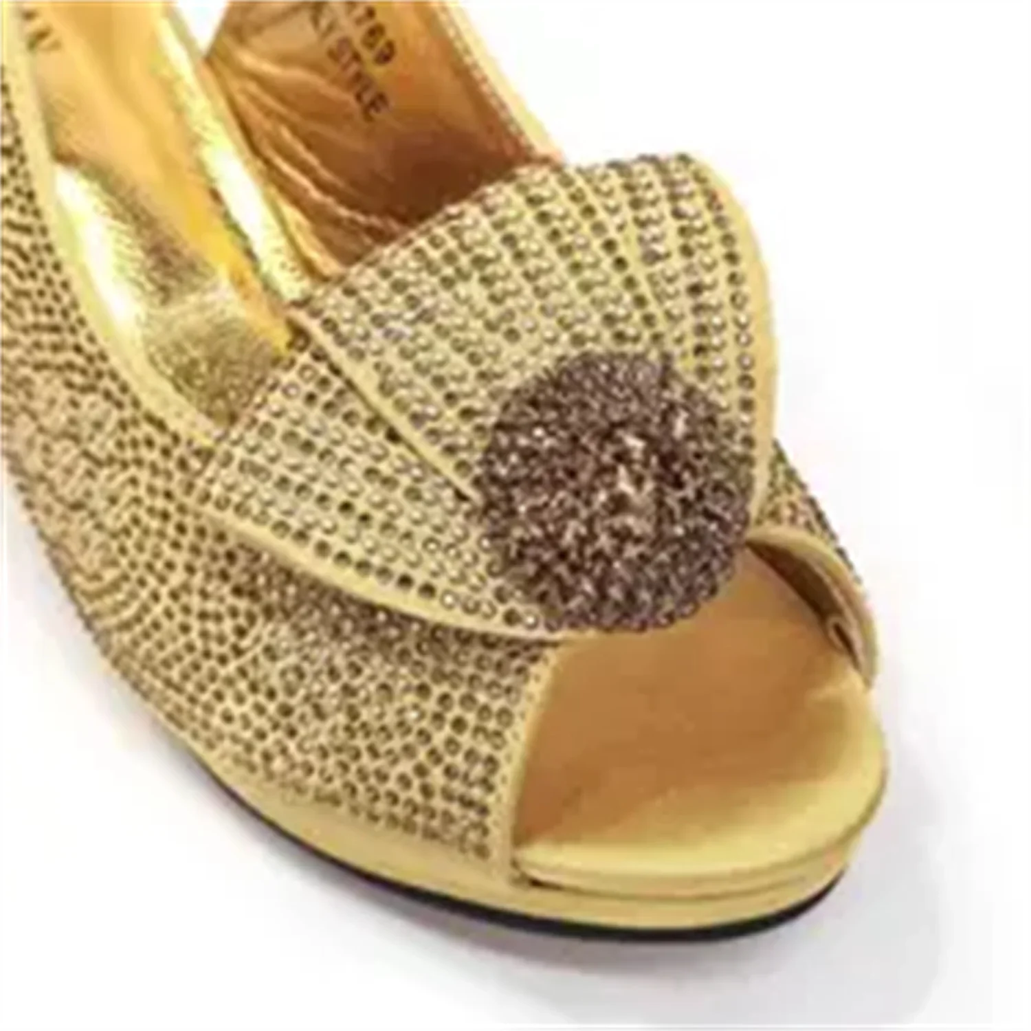 New Designer Fashion Open Toe Women Heels for 2026 Elegant Party Green Color Diamond Pumps Italian Shoes and Bags Matching Set