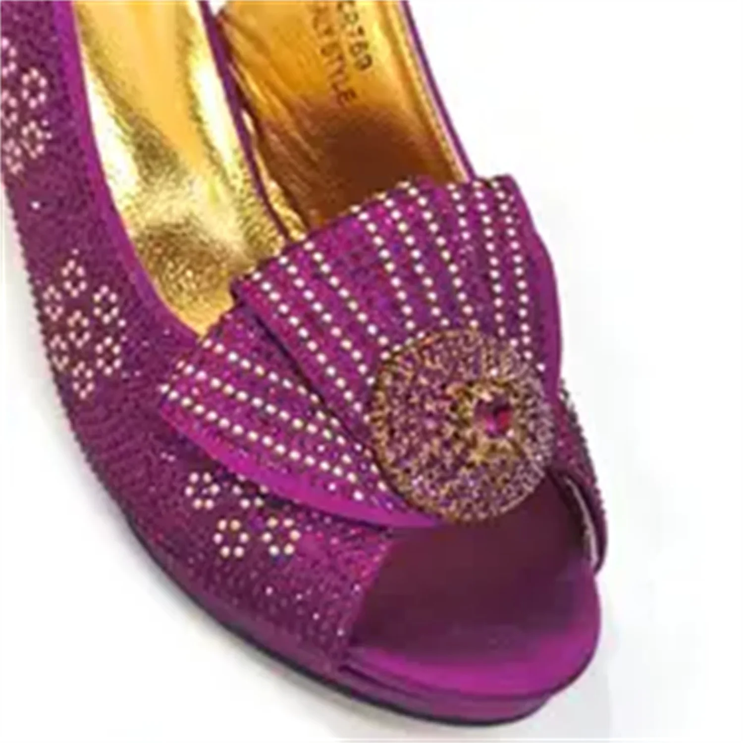 New Designer Fashion Open Toe Women Heels for 2026 Elegant Party Green Color Diamond Pumps Italian Shoes and Bags Matching Set