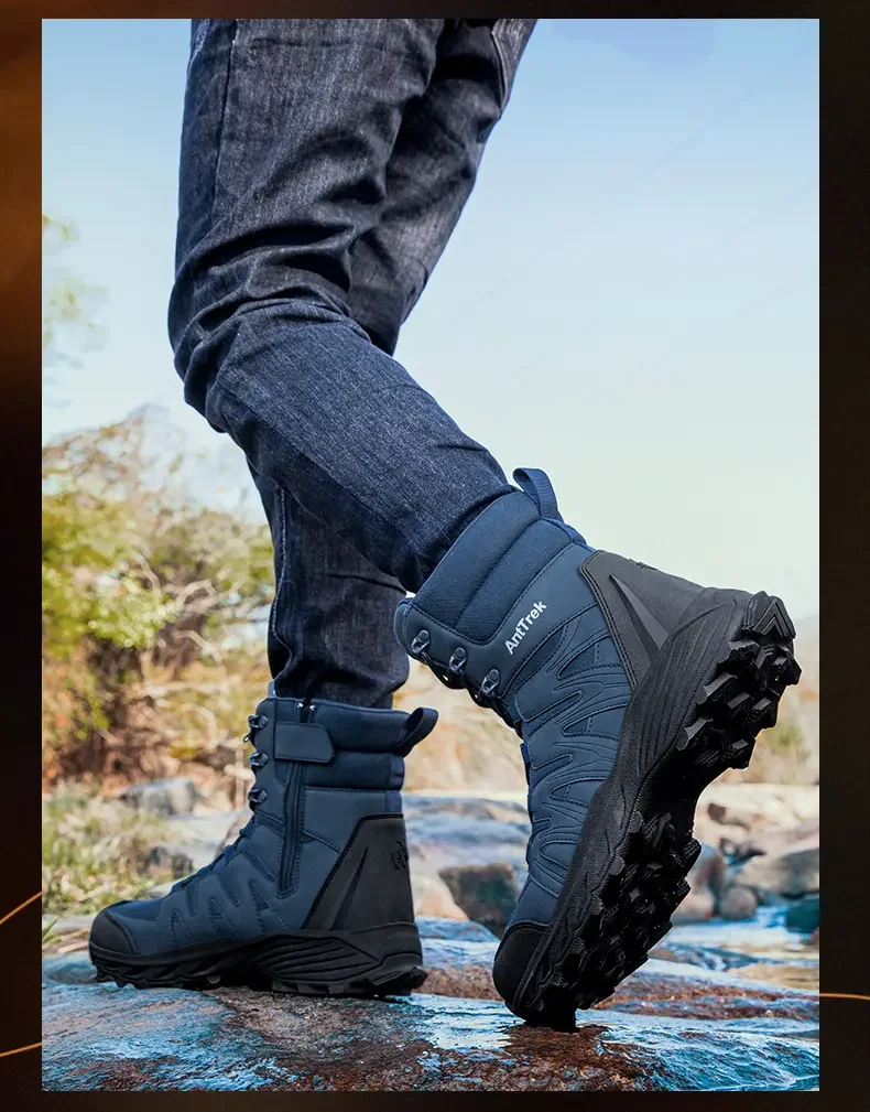 Men's Desert Combat Boots, Outdoor Anti-slip Tactical Boots, Hiking Desert Hunting Shoes, Work Safety Men's Boots,Off-road Boots