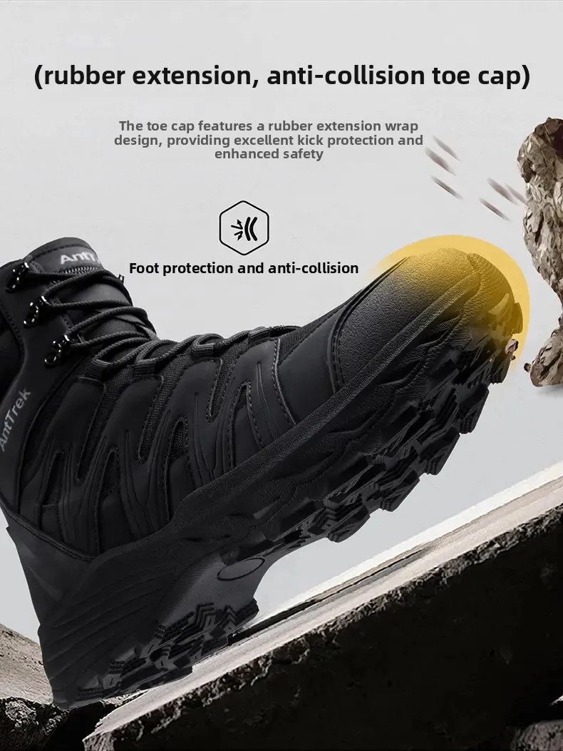 Men's Desert Combat Boots, Outdoor Anti-slip Tactical Boots, Hiking Desert Hunting Shoes, Work Safety Men's Boots,Off-road Boots