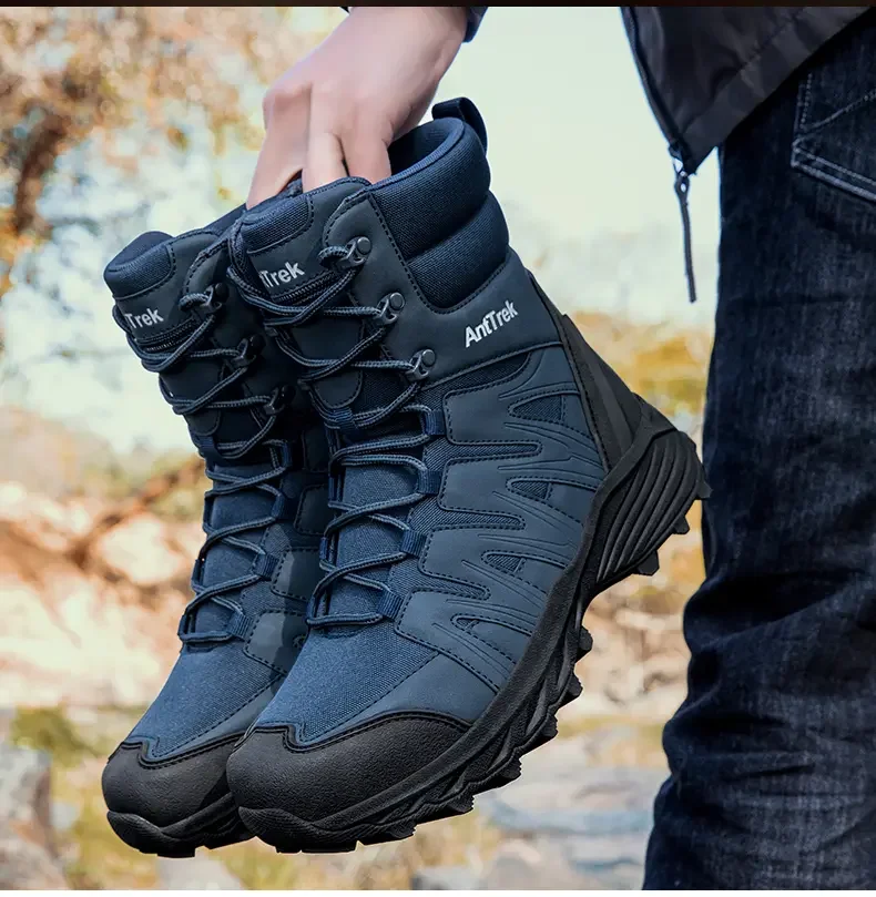Men's Desert Combat Boots, Outdoor Anti-slip Tactical Boots, Hiking Desert Hunting Shoes, Work Safety Men's Boots,Off-road Boots