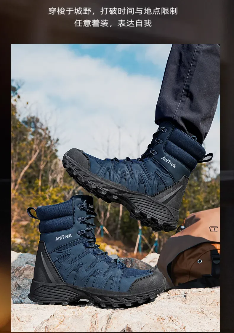 Men's Desert Combat Boots, Outdoor Anti-slip Tactical Boots, Hiking Desert Hunting Shoes, Work Safety Men's Boots,Off-road Boots