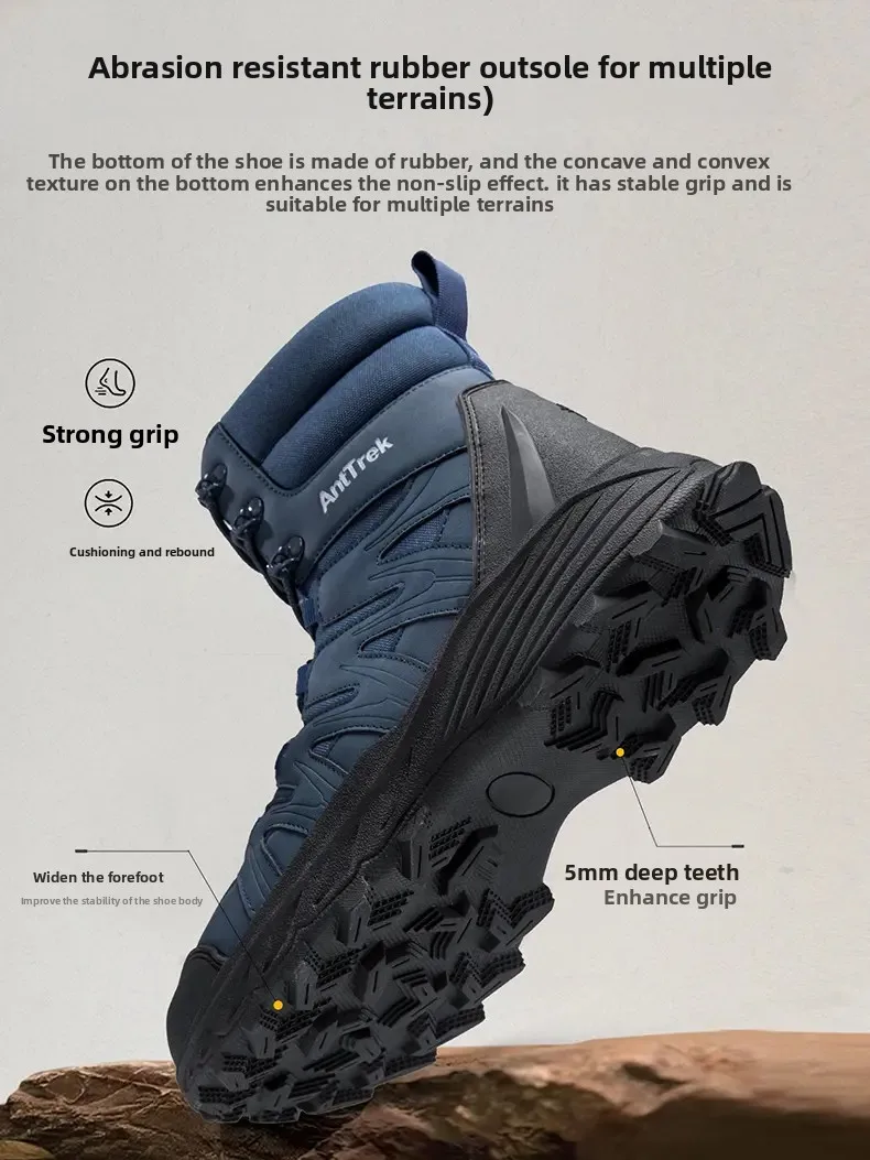 Men's Desert Combat Boots, Outdoor Anti-slip Tactical Boots, Hiking Desert Hunting Shoes, Work Safety Men's Boots,Off-road Boots