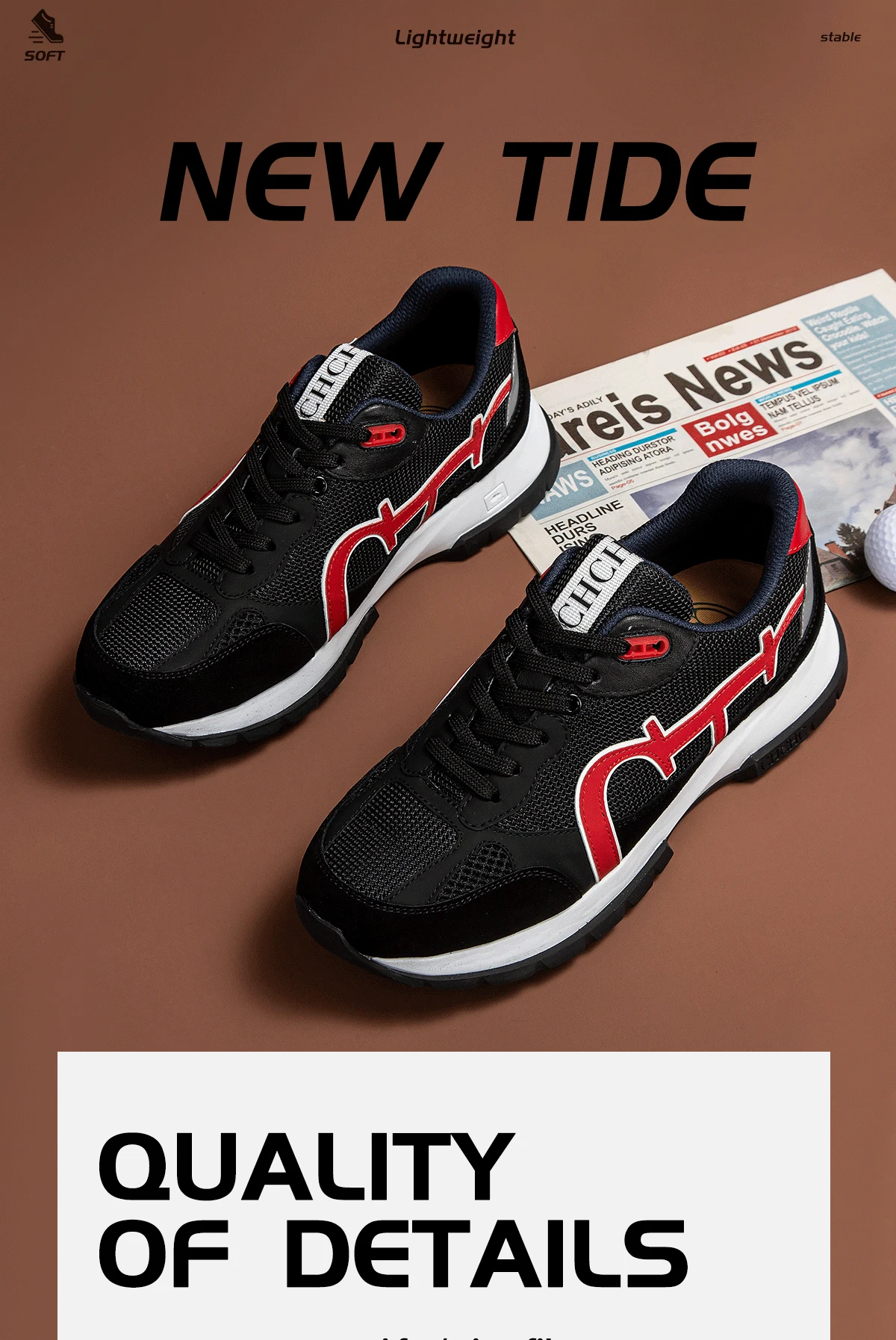 Men's Vulcanized Shoes 2026 New Bone Correction Sports Shoes Outdoor Walking Shoes 48EUR