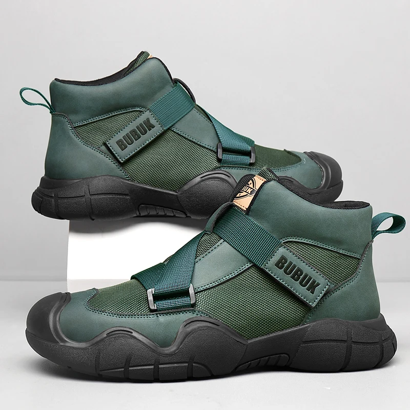 Men's Shoes Autumn and Winter Men's Business Casual Shoes New Outdoor Hiking Sports Shoes Youth Basketball Shoes Casual Trendy Shoes Fashion Short Boots