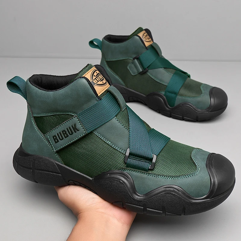 Men's Shoes Autumn and Winter Men's Business Casual Shoes New Outdoor Hiking Sports Shoes Youth Basketball Shoes Casual Trendy Shoes Fashion Short Boots