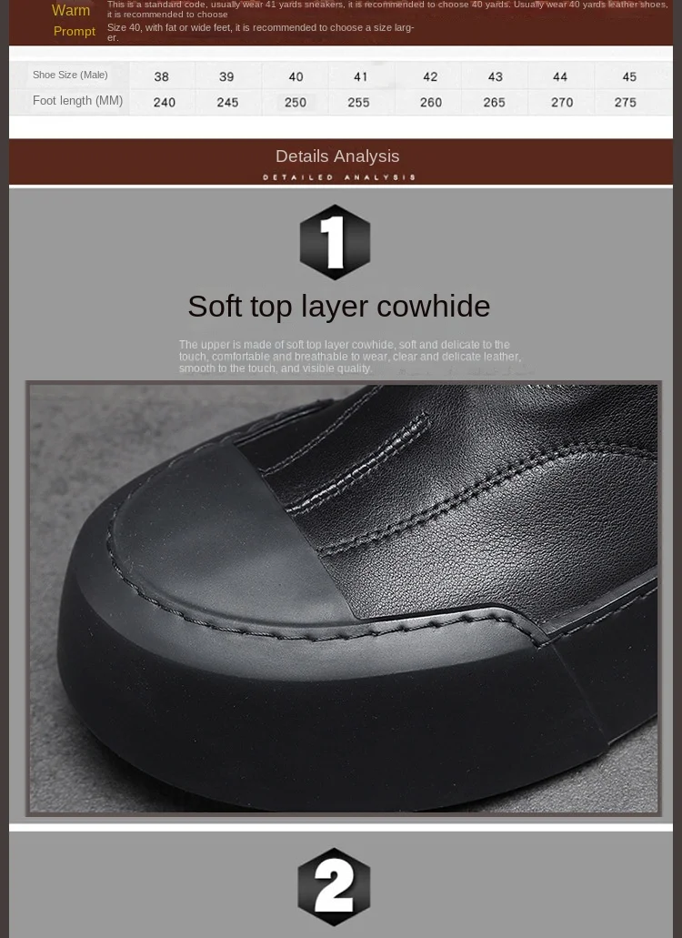 YETTIES Men's White Slip-On Loafers, Chunky Sole All-Day Comfort, Premium Genuine Leather Minimalist Luxury Skate Shoes