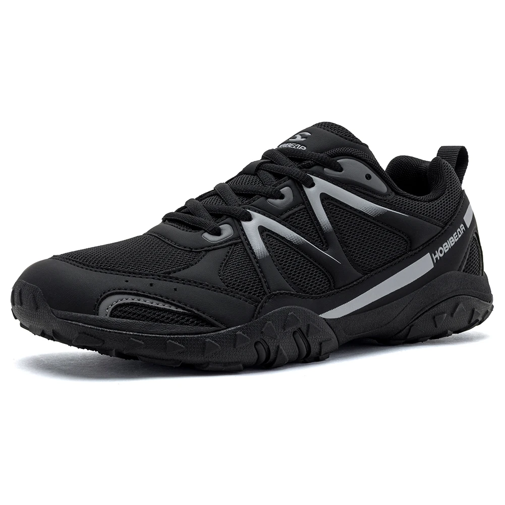 HOBIBEAR Unisex Wide Width Hiking Shoes Travel Trail Running Sneakers Classic Outdoor Non Slip Walking Shoes for Women Men
