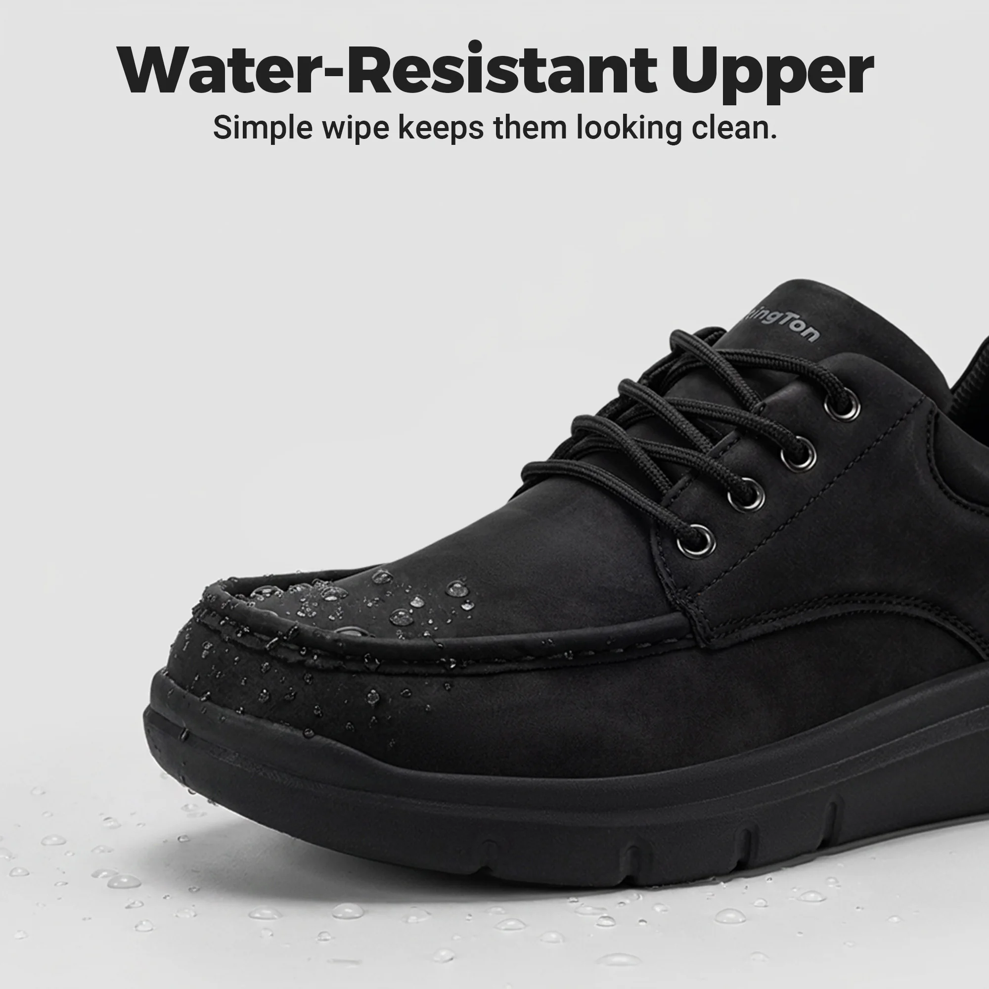 Fittington Men's Dress Shoes Comfort EXtra Wide Toe Box Brand Casuan Informal Business Shoes for Men with Arch Support Non-slip