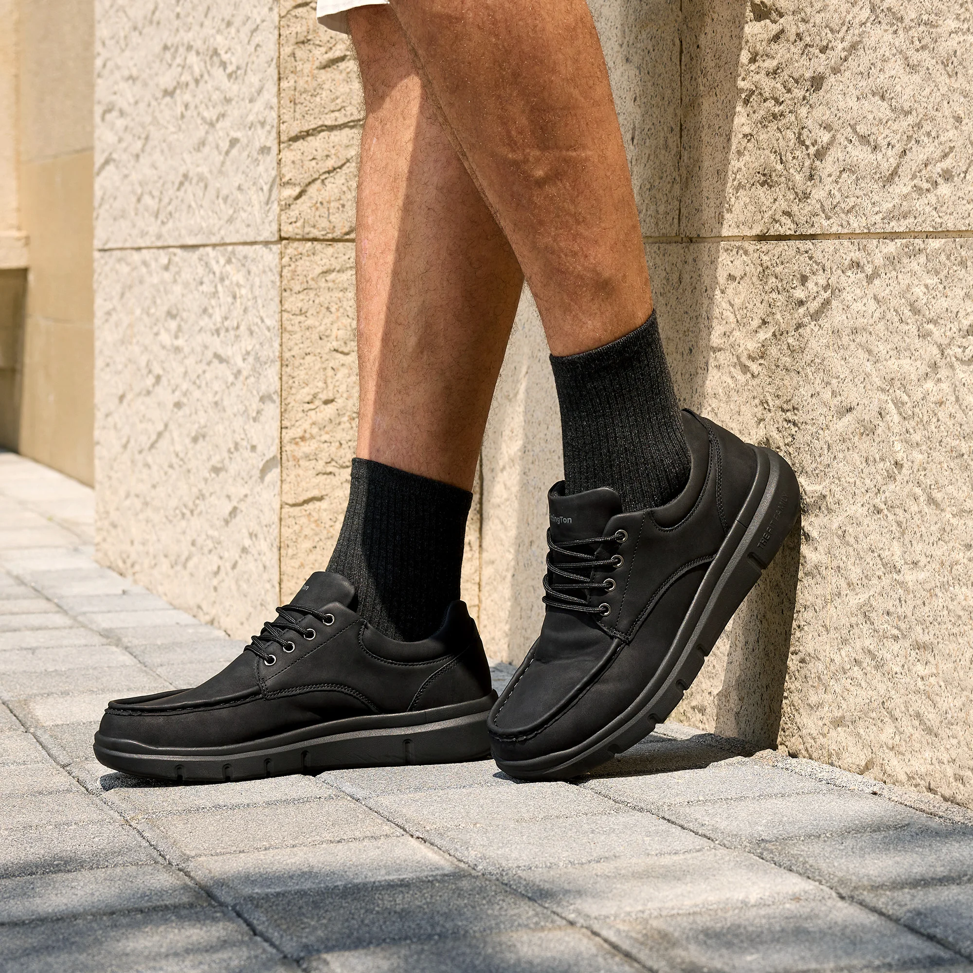 Fittington Men's Dress Shoes Comfort EXtra Wide Toe Box Brand Casuan Informal Business Shoes for Men with Arch Support Non-slip