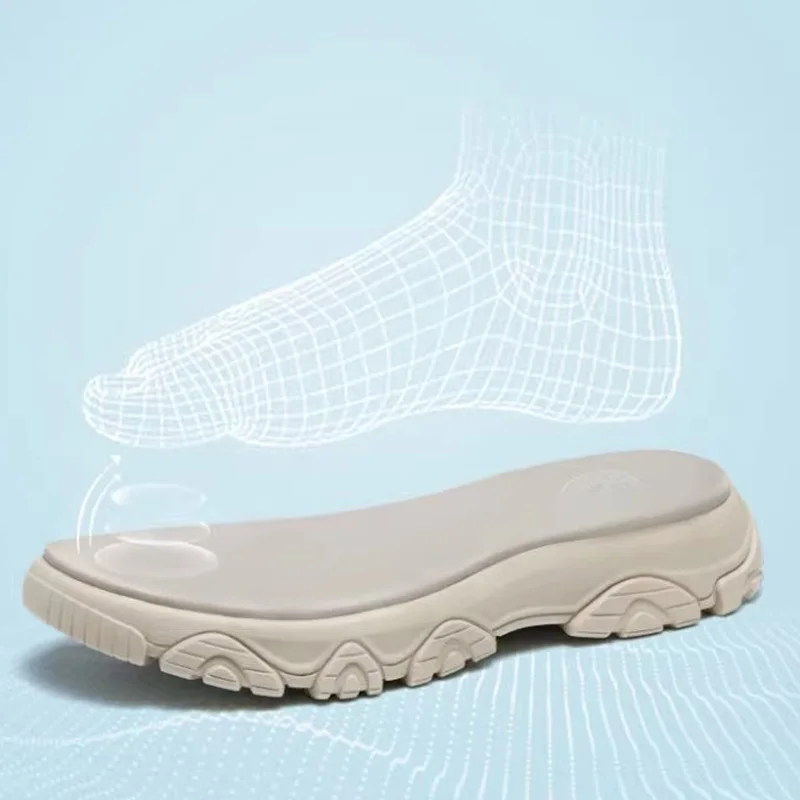 GOLDEN CAMEL Outdoor Men's Sandals for Men 2023 Summer New Lightweight Slippers Comfortable Casual Beach Shoes for Men Fashion