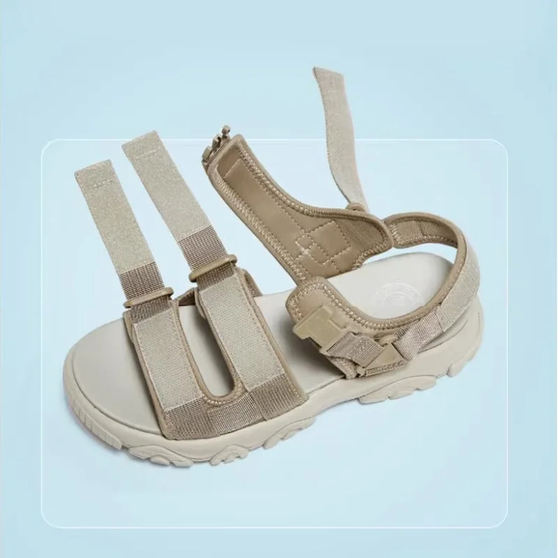 GOLDEN CAMEL Outdoor Men's Sandals for Men 2023 Summer New Lightweight Slippers Comfortable Casual Beach Shoes for Men Fashion