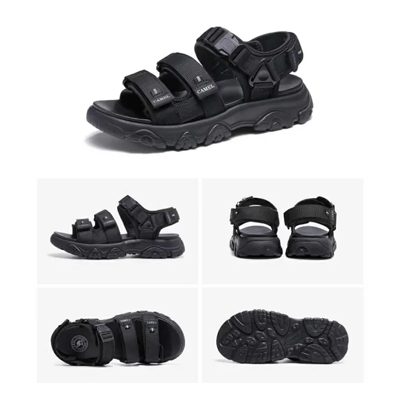GOLDEN CAMEL Outdoor Men's Sandals for Men 2023 Summer New Lightweight Slippers Comfortable Casual Beach Shoes for Men Fashion