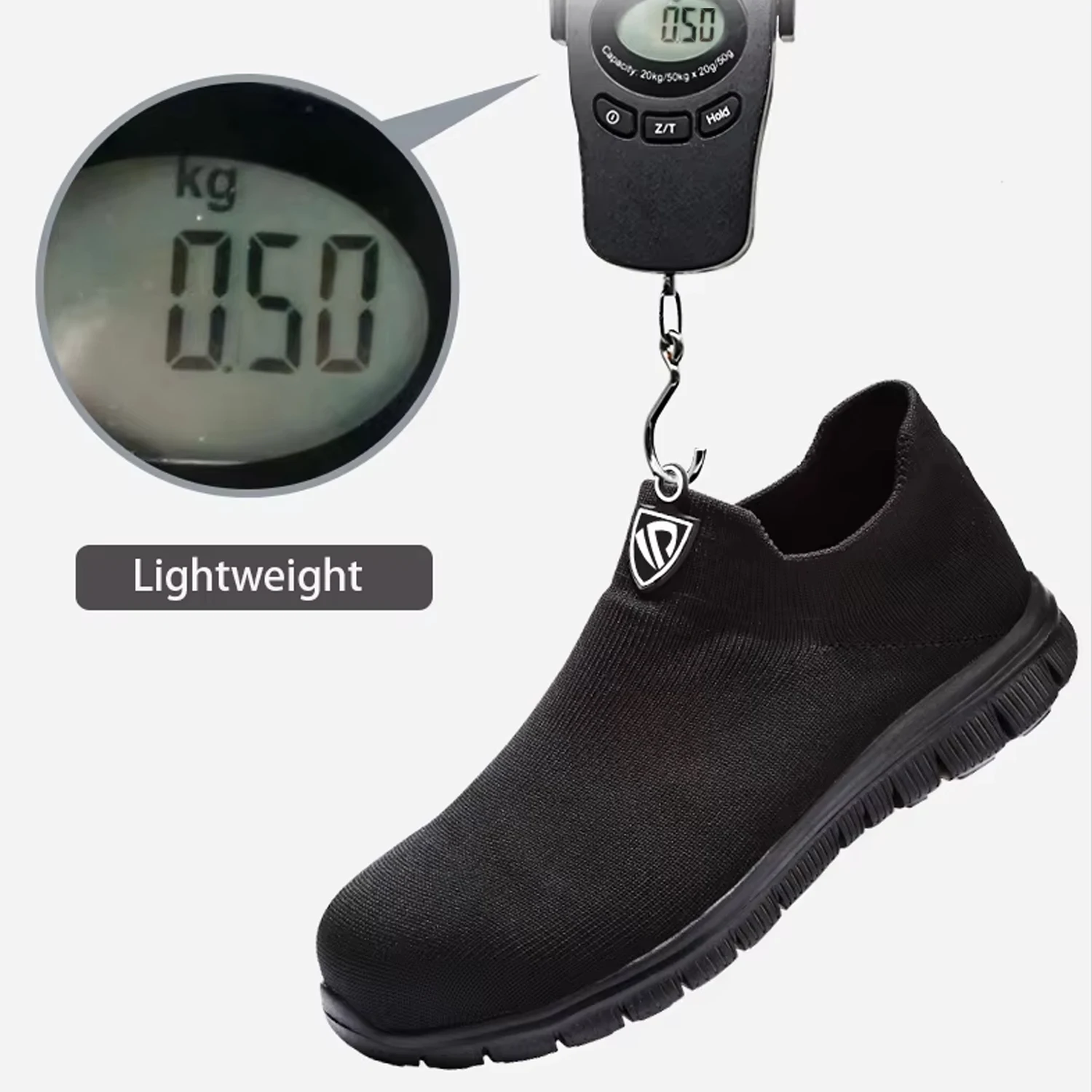 LARNMERN Safety Shoes for Men Steel Toe Slip Resistant Footwear Lightweight Breathable Women Work Sneakers