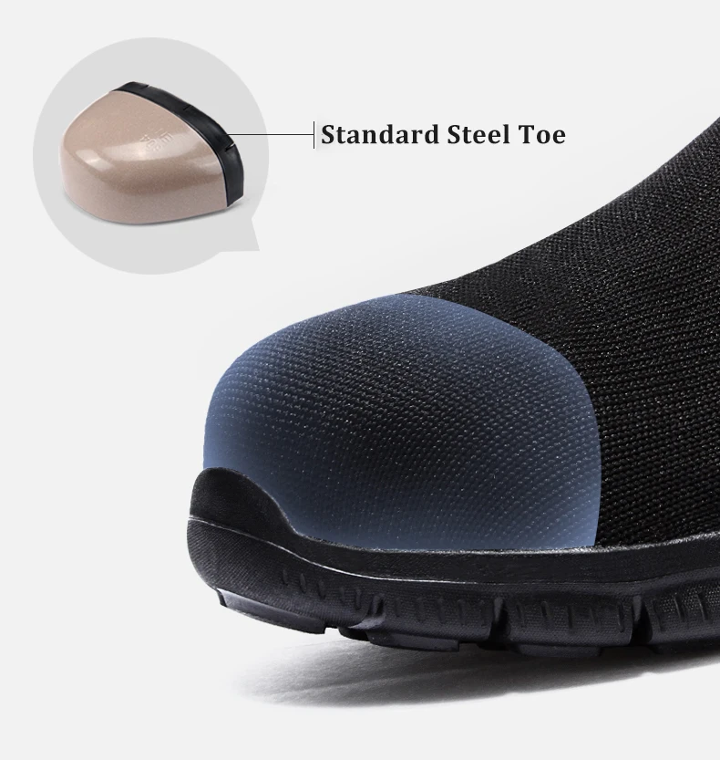 LARNMERN Safety Shoes for Men Steel Toe Slip Resistant Footwear Lightweight Breathable Women Work Sneakers