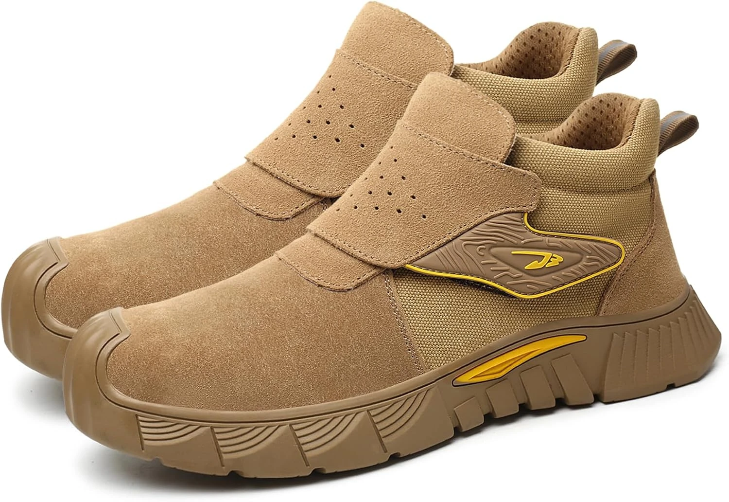 Wear Resistant Men's Safety Boots Soft Work Sneakers Anti Impact Anti Piercing Fashion Comfort Outdoor Men's Shoes