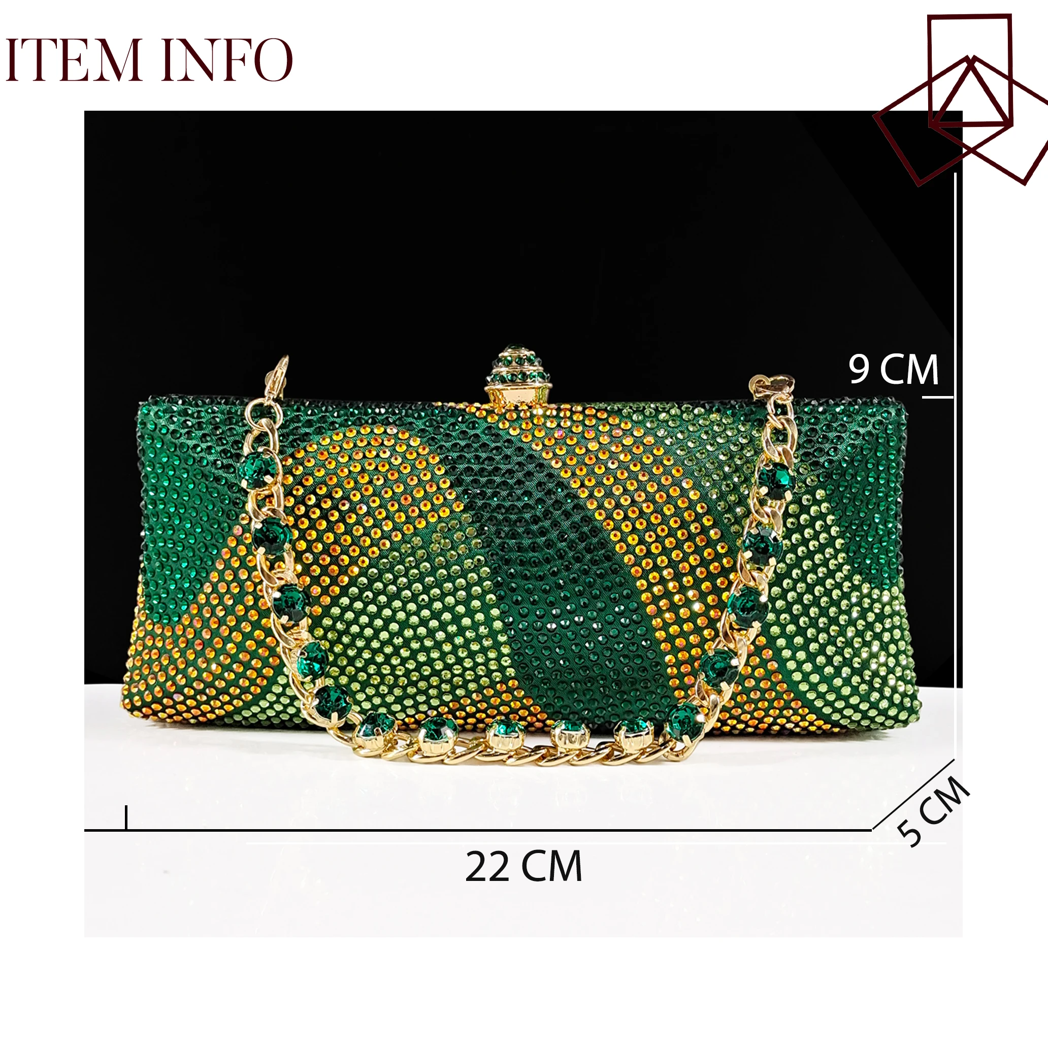 Festive Elegance Spot Goods Dazzling Heels and Chic Long Bag Clutch Perfect Combination Of Shoes And Bag for Special Occasions