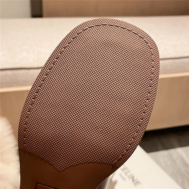 Meotina Women Genuine Leather Knee High Boots Round Toe Platform Thick Mid Heels Long Boot Ladies Fashion Shoes Autumn Winter