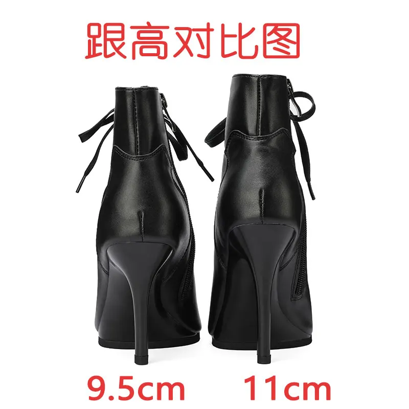 Women Thin HIgh Heels Peep Toe Boots Stilettos Jazz Dance Women's Shoes For Latin Dancing Street Sexy Stilettos Plus Size