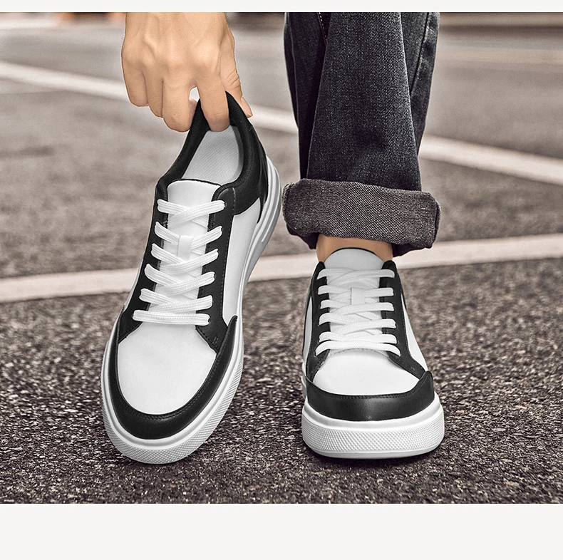 Men Sneakers Elevator Shoes Women Breathable Sports Casual Board Shoes Comfortable Platform Hidden Inner Heightening Shoes 8cm