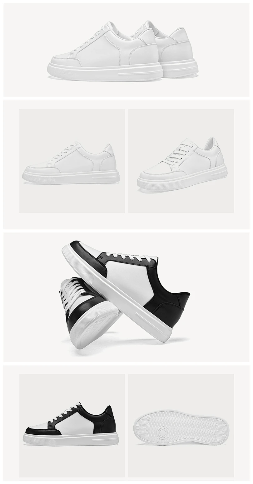 Men Sneakers Elevator Shoes Women Breathable Sports Casual Board Shoes Comfortable Platform Hidden Inner Heightening Shoes 8cm