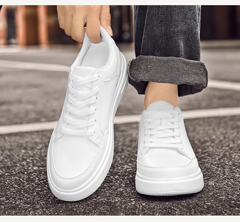 Men Sneakers Elevator Shoes Women Breathable Sports Casual Board Shoes Comfortable Platform Hidden Inner Heightening Shoes 8cm