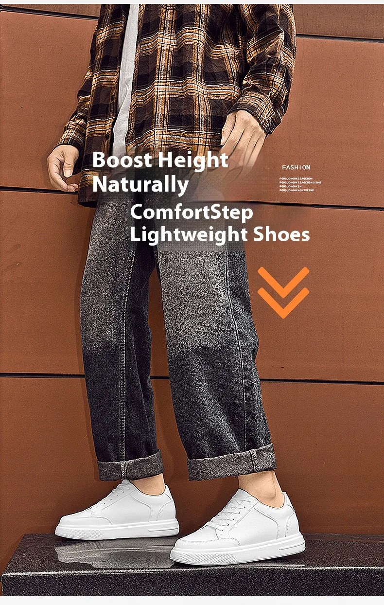 Men Sneakers Elevator Shoes Women Breathable Sports Casual Board Shoes Comfortable Platform Hidden Inner Heightening Shoes 8cm