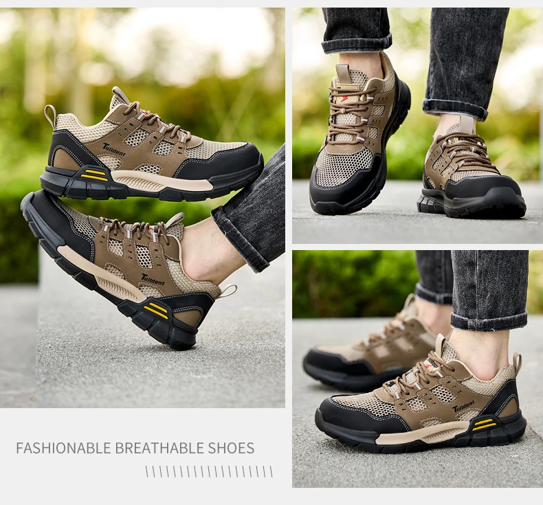 Safety Shoes, Anti Smashing and Anti Stabbing Work Shoes, Sports Shoes, Lightweight and Breathable Safety Boots, Insulated Shoes