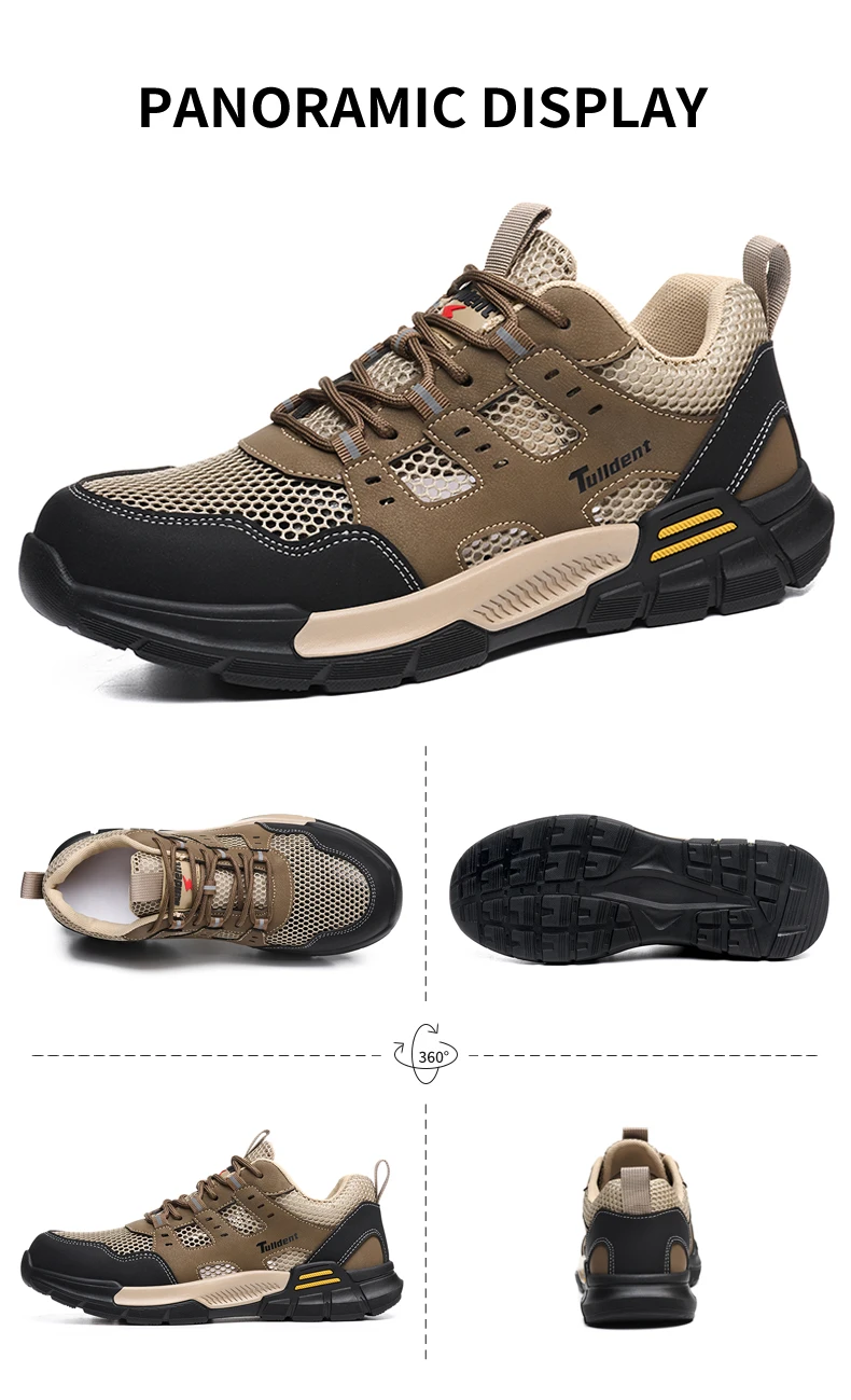 Safety Shoes, Anti Smashing and Anti Stabbing Work Shoes, Sports Shoes, Lightweight and Breathable Safety Boots, Insulated Shoes