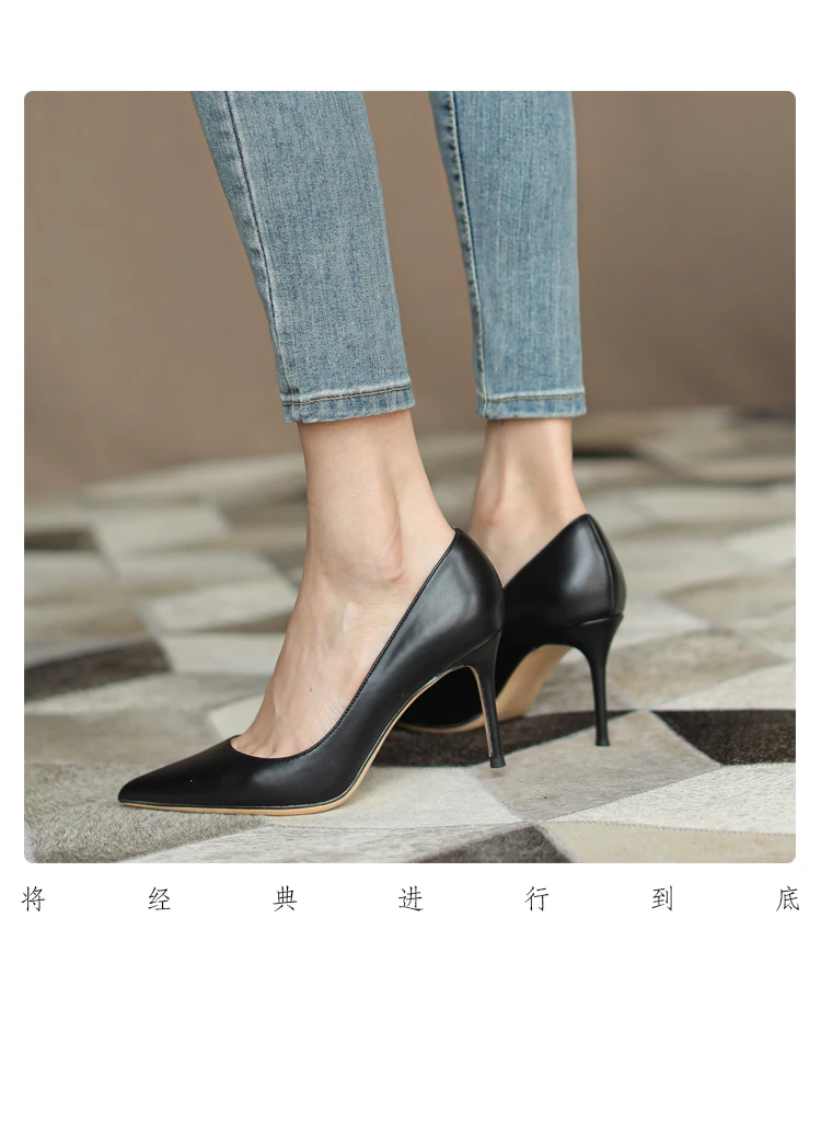 Heels for Women Luxury Matte Black Women's High Heels Shoes Dress Pumps Sexy Party Pointed Toe Stilettos Prom Ladies Shoes Women