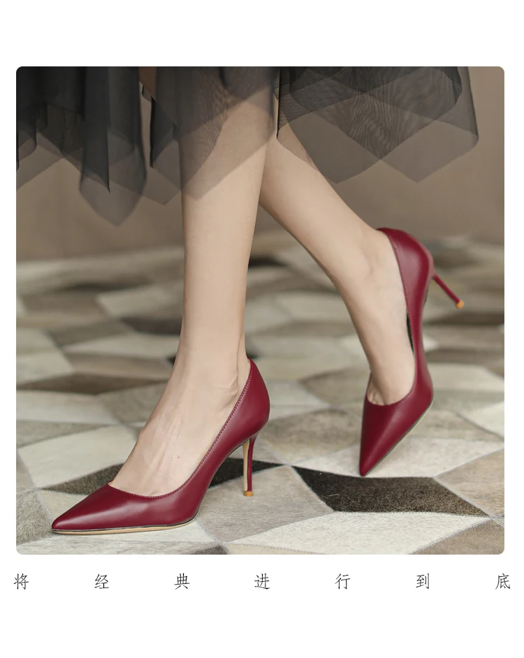 Heels for Women Luxury Matte Black Women's High Heels Shoes Dress Pumps Sexy Party Pointed Toe Stilettos Prom Ladies Shoes Women