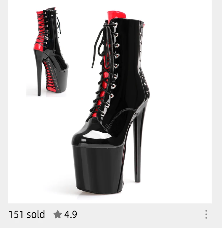 8Inch High Heels Lace Up Pole Dance Exotic Dancer Sexy gladiator Gothic 20cm Stiletto Heels Lace Up Over The Knee Boots Platform