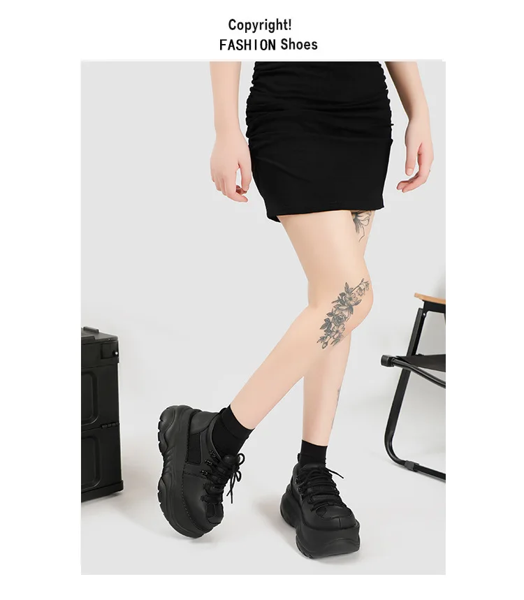 2025 New Harajuku Ugly Cute Platform Versatile Big Head Niche Design Cake Derby Shoes Women