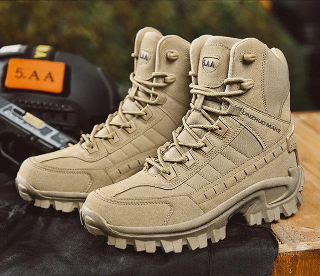 Men Women Tactical Boots Waterproof Breathable Combat Camping Outdoor Army Shoes Rapid Response Lightweight Ankle Boots