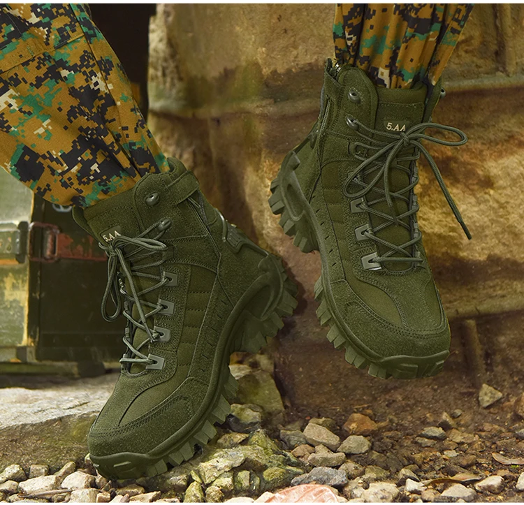 Men Women Tactical Boots Waterproof Breathable Combat Camping Outdoor Army Shoes Rapid Response Lightweight Ankle Boots