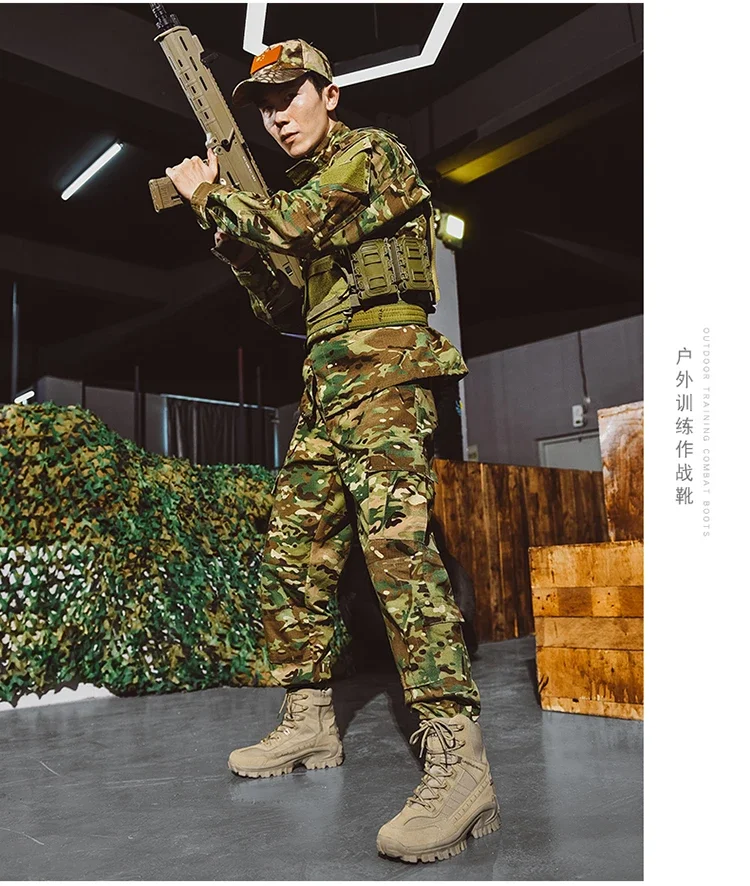 Men Women Tactical Boots Waterproof Breathable Combat Camping Outdoor Army Shoes Rapid Response Lightweight Ankle Boots