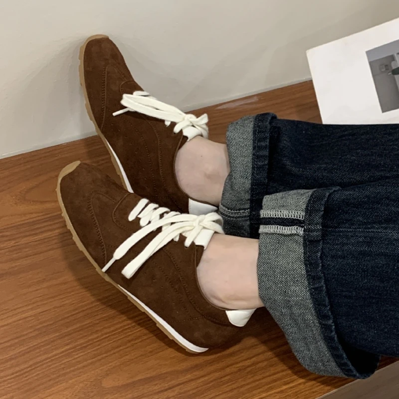 AIYUQI 2026 New Women's Sneakers Shoe Flat Non-slip German Training Shoes Women Plus Size Casual Comfort Spring Girl Shoes