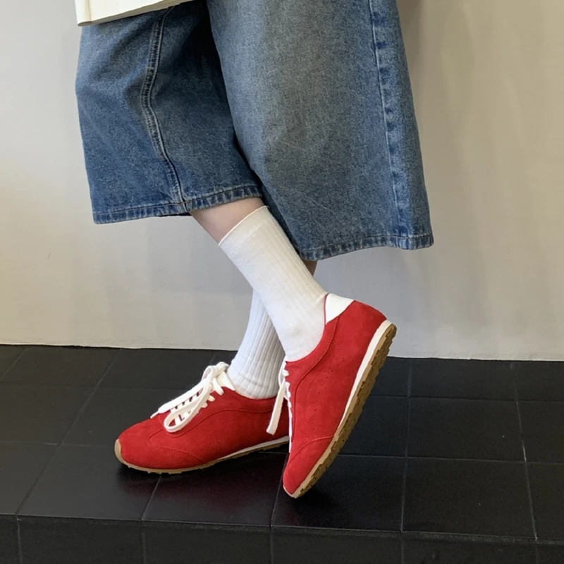AIYUQI 2026 New Women's Sneakers Shoe Flat Non-slip German Training Shoes Women Plus Size Casual Comfort Spring Girl Shoes