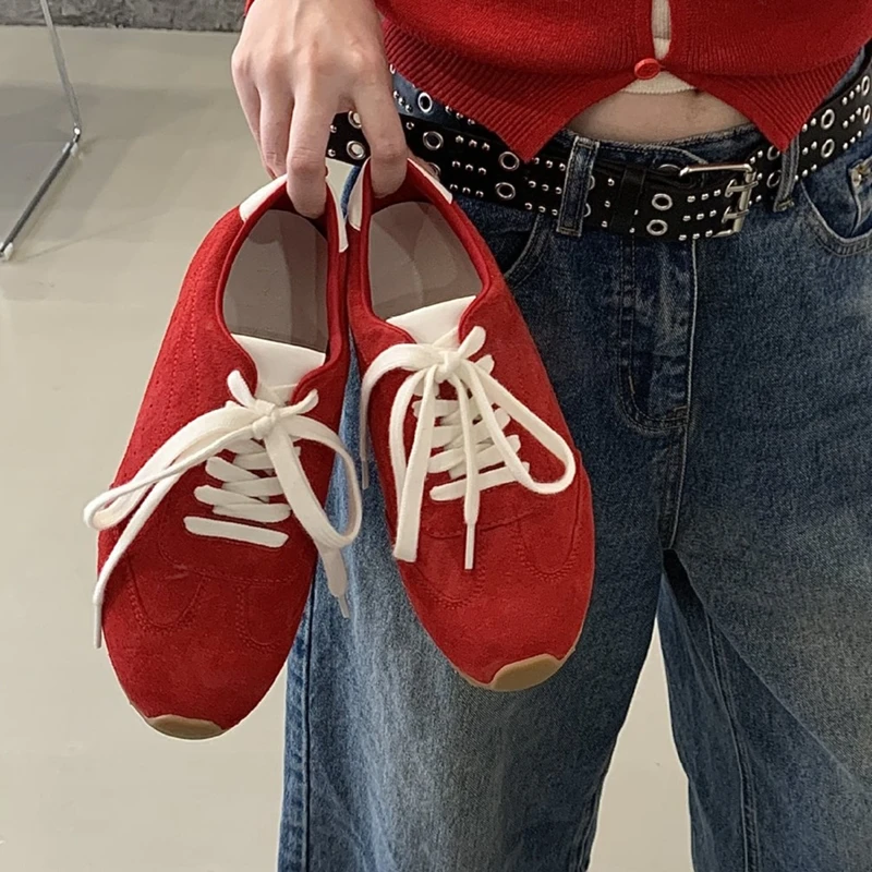AIYUQI 2026 New Women's Sneakers Shoe Flat Non-slip German Training Shoes Women Plus Size Casual Comfort Spring Girl Shoes