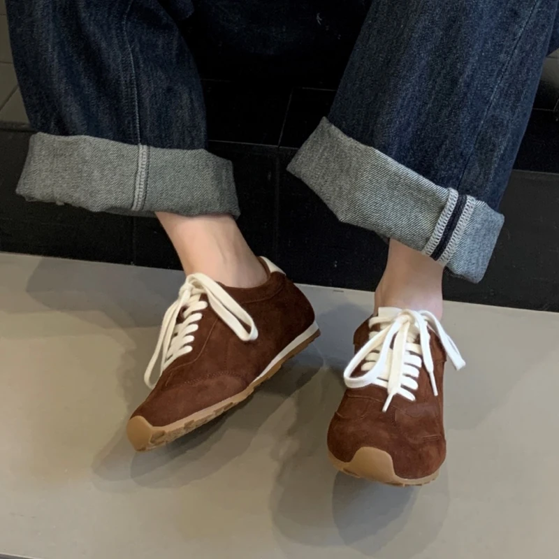 AIYUQI 2026 New Women's Sneakers Shoe Flat Non-slip German Training Shoes Women Plus Size Casual Comfort Spring Girl Shoes