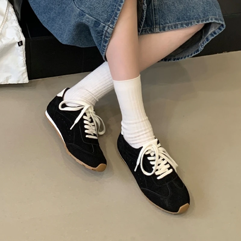 AIYUQI 2026 New Women's Sneakers Shoe Flat Non-slip German Training Shoes Women Plus Size Casual Comfort Spring Girl Shoes