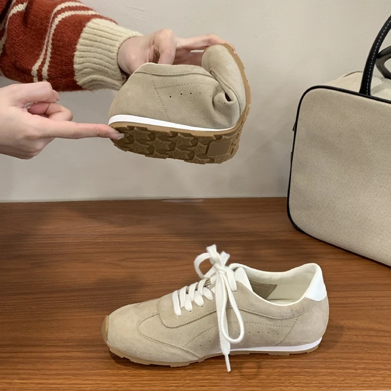 AIYUQI 2026 New Women's Sneakers Shoe Flat Non-slip German Training Shoes Women Plus Size Casual Comfort Spring Girl Shoes