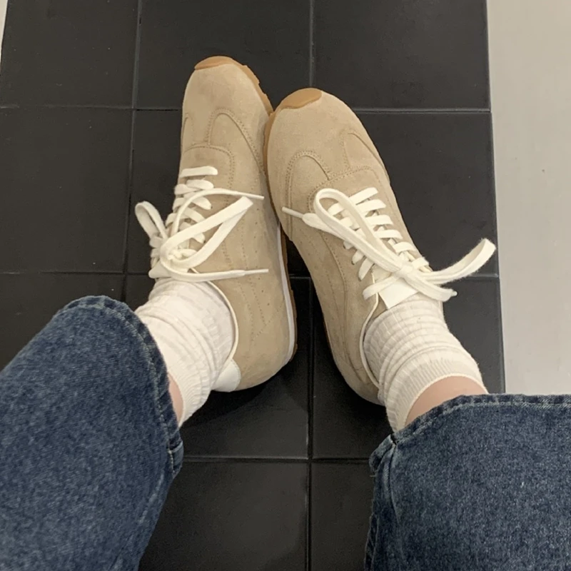 AIYUQI 2026 New Women's Sneakers Shoe Flat Non-slip German Training Shoes Women Plus Size Casual Comfort Spring Girl Shoes