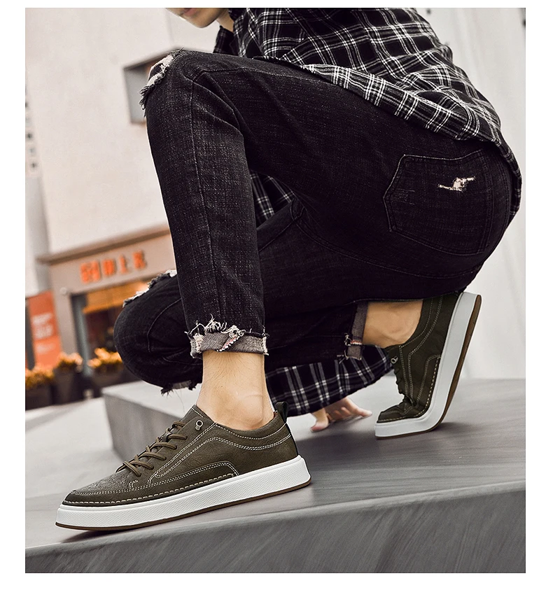 Brand Men's Genuine Leather Shoes, Comfortable Soft-soled Insoles, Men's Casual Oxford Shoes, Outdoor Sports Shoes