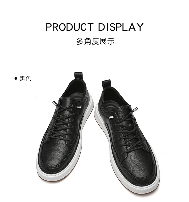 Brand Men's Genuine Leather Shoes, Comfortable Soft-soled Insoles, Men's Casual Oxford Shoes, Outdoor Sports Shoes