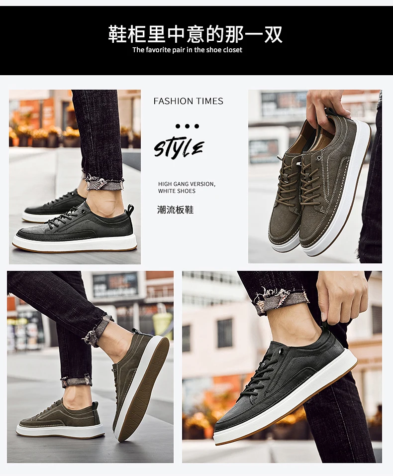 Brand Men's Genuine Leather Shoes, Comfortable Soft-soled Insoles, Men's Casual Oxford Shoes, Outdoor Sports Shoes