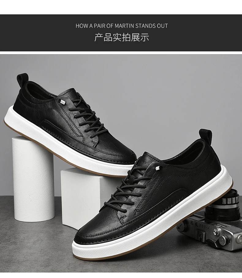 Brand Men's Genuine Leather Shoes, Comfortable Soft-soled Insoles, Men's Casual Oxford Shoes, Outdoor Sports Shoes
