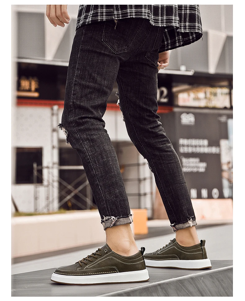Brand Men's Genuine Leather Shoes, Comfortable Soft-soled Insoles, Men's Casual Oxford Shoes, Outdoor Sports Shoes