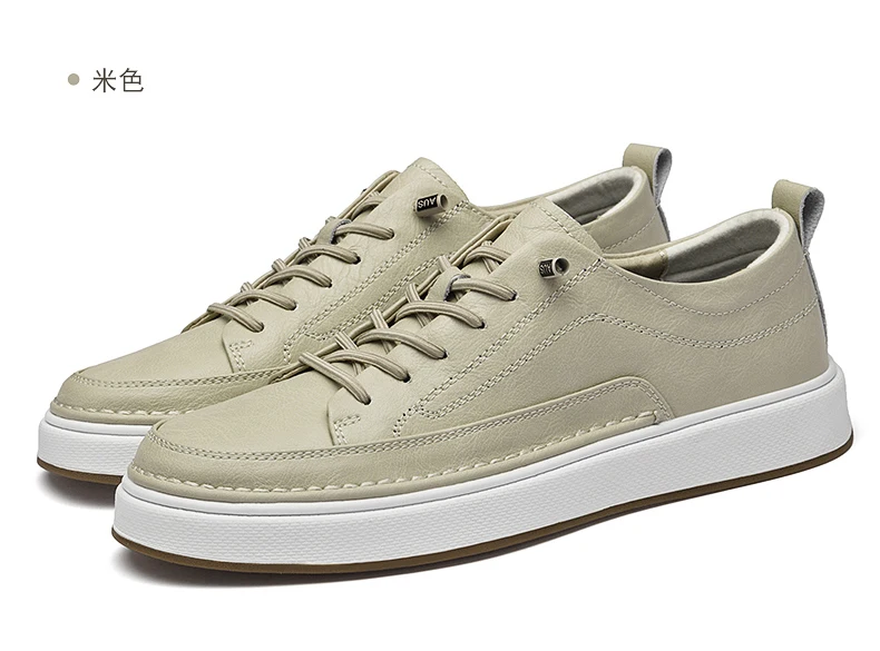 Brand Men's Genuine Leather Shoes, Comfortable Soft-soled Insoles, Men's Casual Oxford Shoes, Outdoor Sports Shoes