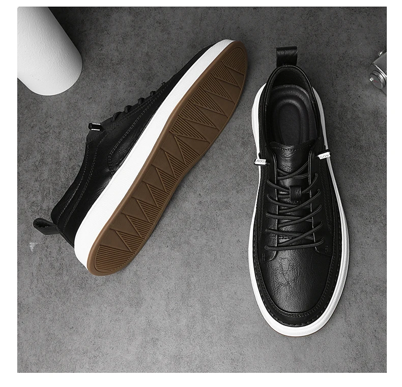 Brand Men's Genuine Leather Shoes, Comfortable Soft-soled Insoles, Men's Casual Oxford Shoes, Outdoor Sports Shoes
